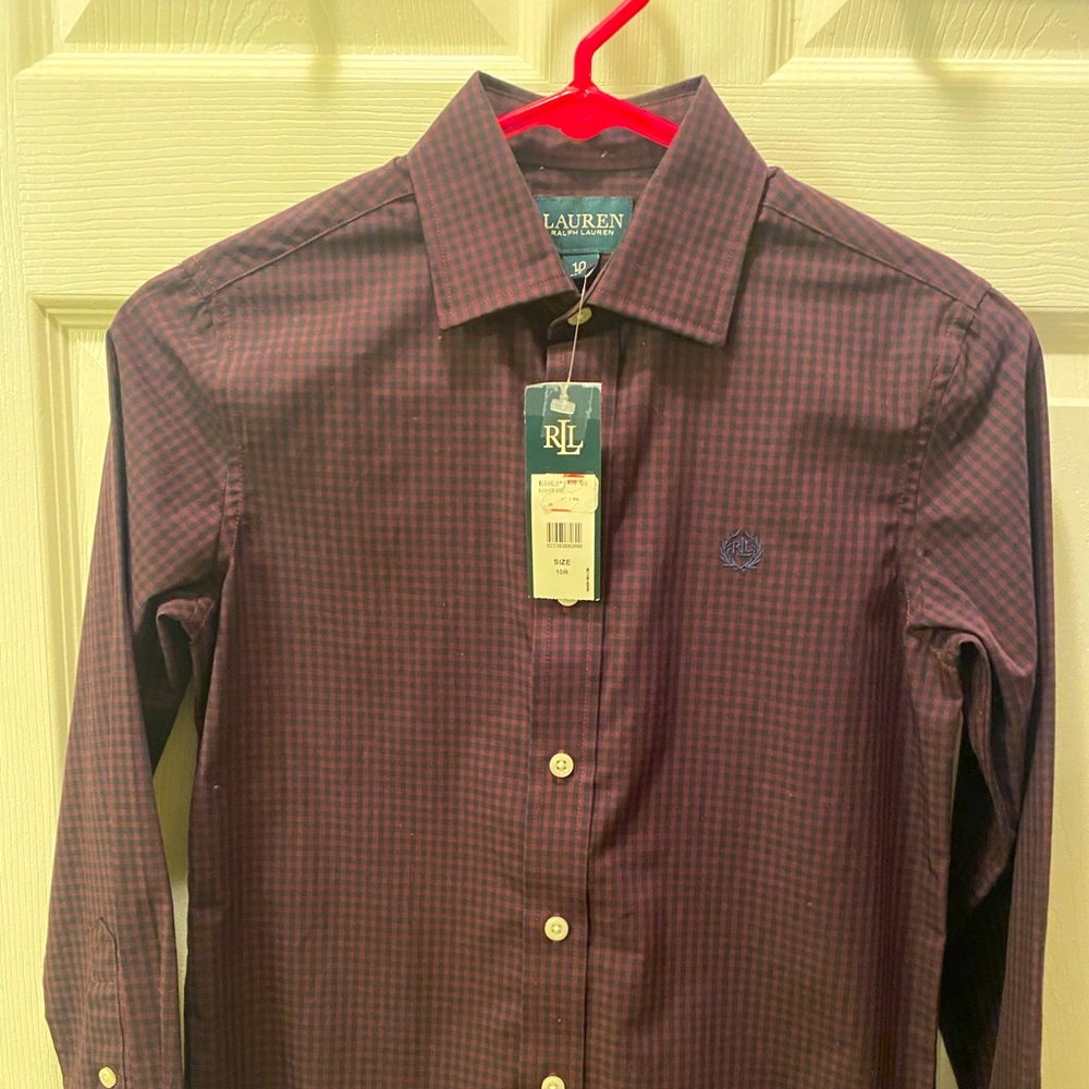 Ralph Lauren Boys 10R dress shirt